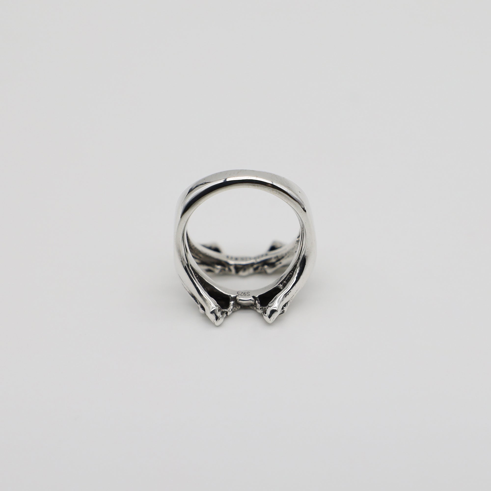 Skeleton Flower Ring (Silver)